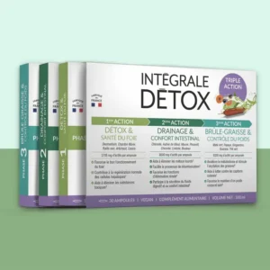 Purvival Integrale Detox : cure 30 ampoules en 3 phases foie drainage métabolisme